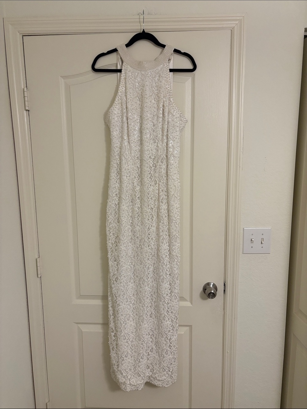 St. Tropez  Lace Halter Wedding Gown